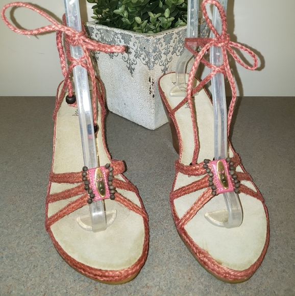 Sam Edelman Lace Up Roman Sandals - Picture 2 of 9